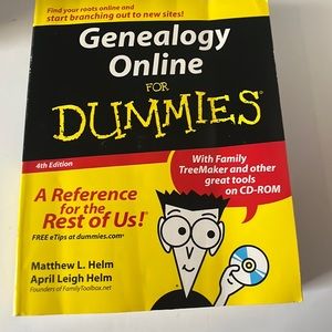 Genealogy Online Book For Dummies